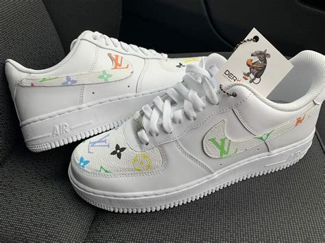 louis vuitton air force custom|lv custom air force 1.